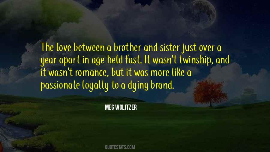 Quotes About Sister And Brother #535988