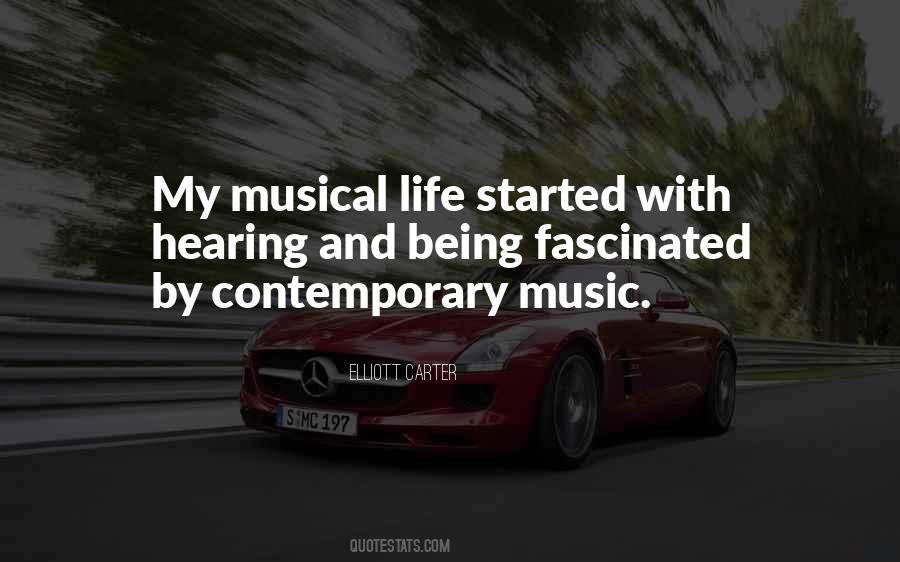 Quotes About Contemporary Music #119417