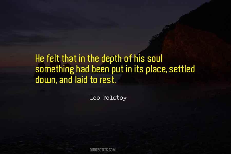 Quotes About Depth Of Soul #1490282
