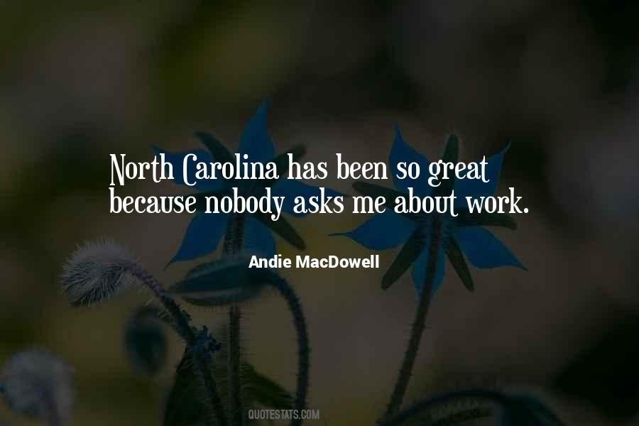 Quotes About North Carolina #993230