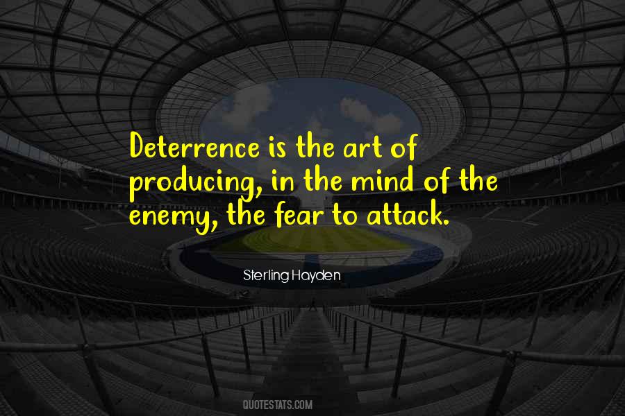 Quotes About Deterrence #313326