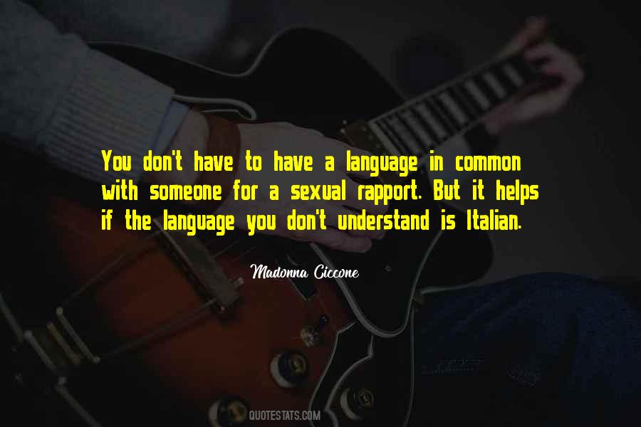 Quotes About Italian Language #1039479