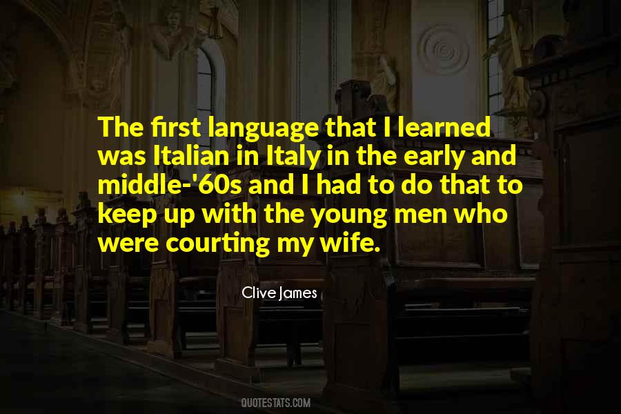 Quotes About Italian Language #1551275