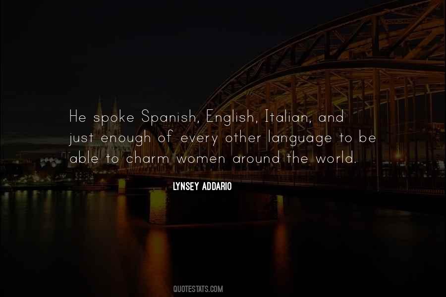 Quotes About Italian Language #787932