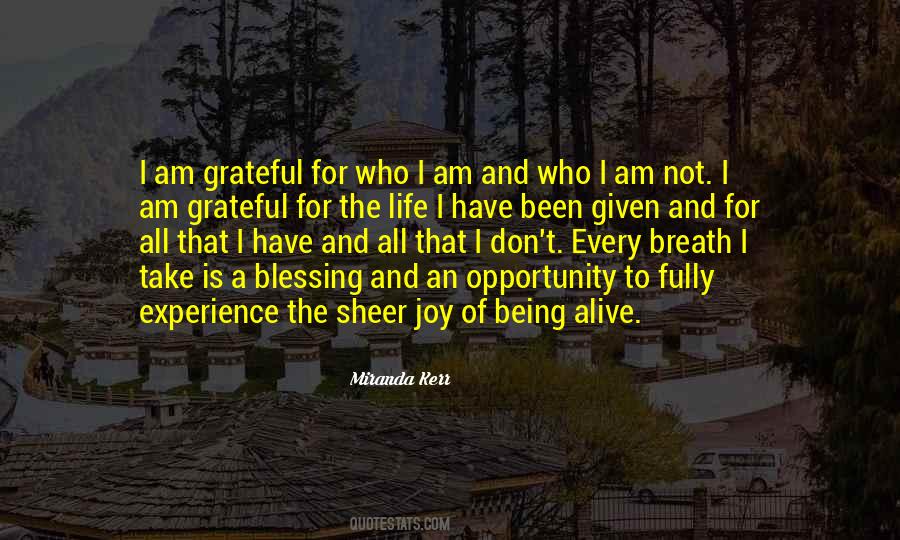 Quotes About Being Grateful For Life #1178856