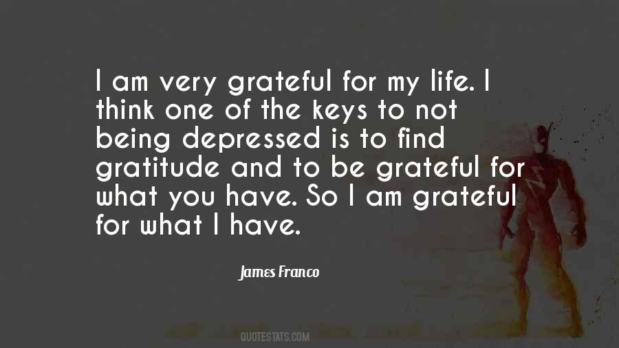 Quotes About Being Grateful For Life #504675