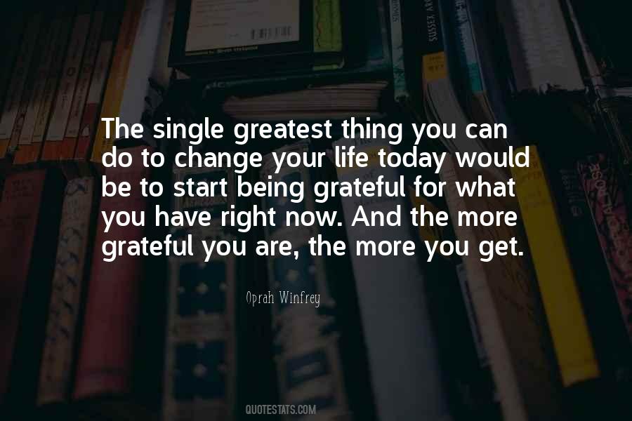Quotes About Being Grateful For Life #614965