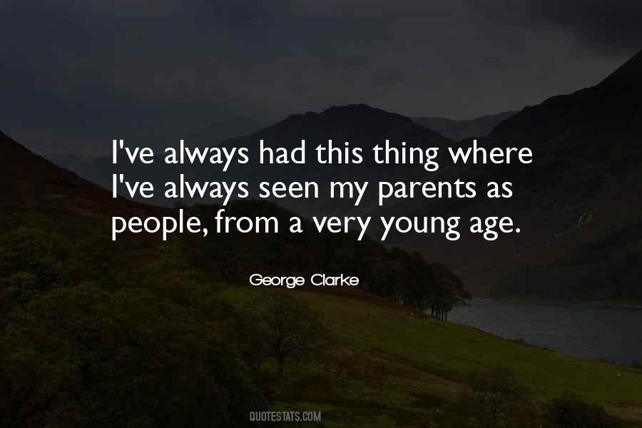 Quotes About Young Age #1289538