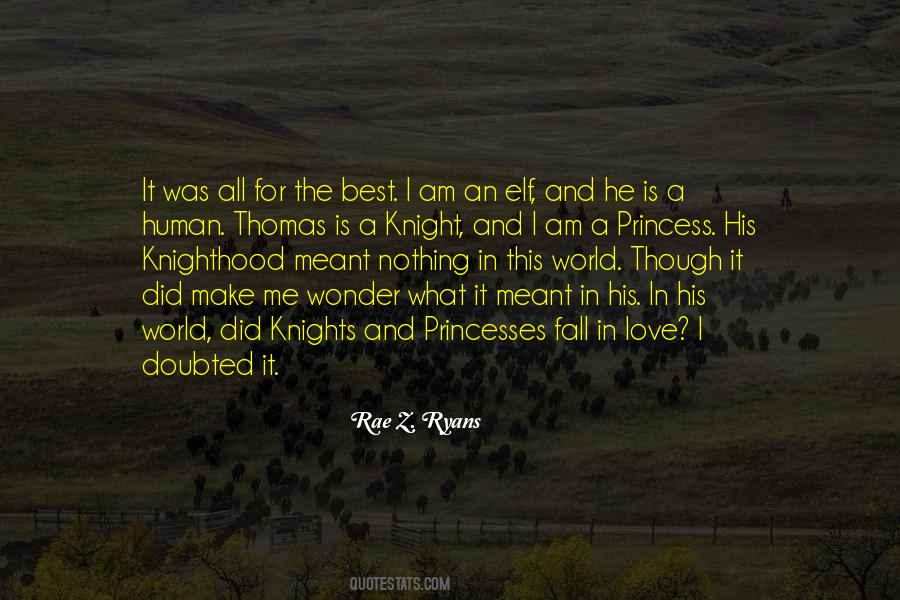 Knight Romance Quotes #1136947