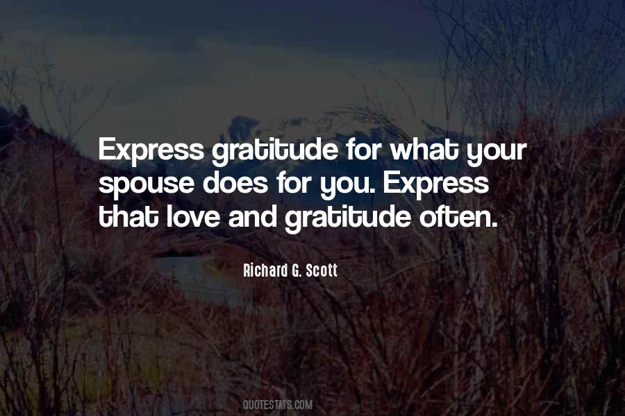 Quotes About Gratitude For Love #1292477