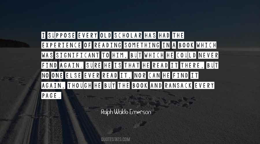 Quotes About Reading Emerson #370727
