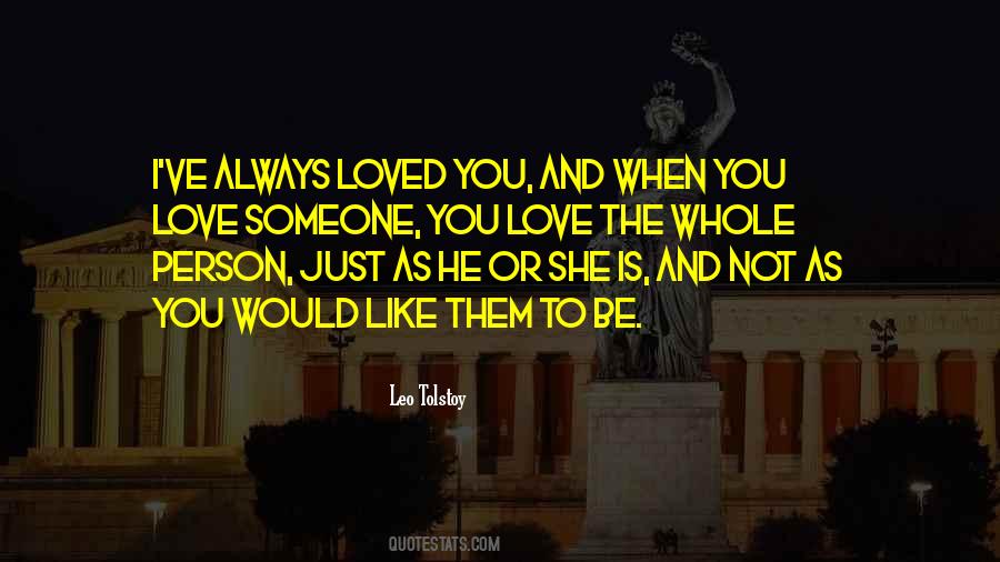 Quotes About The Person I Love #172184