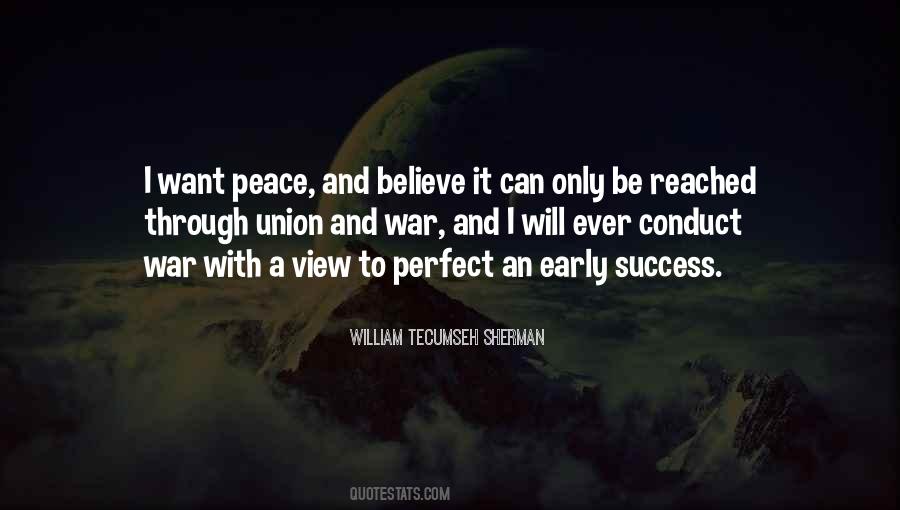 Peace Through War Quotes #1078498