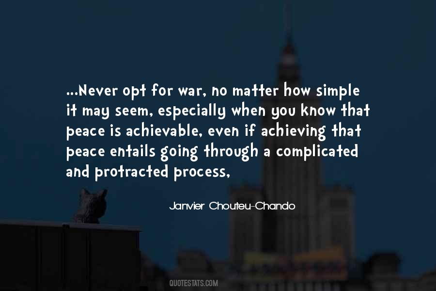 Peace Through War Quotes #1167330