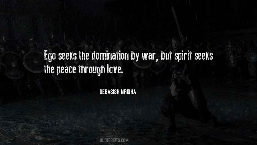 Peace Through War Quotes #562064