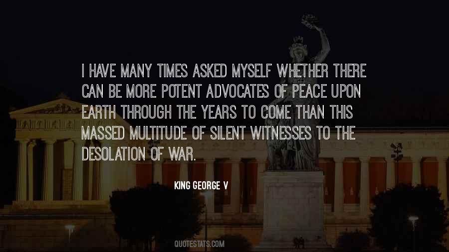 Peace Through War Quotes #739312