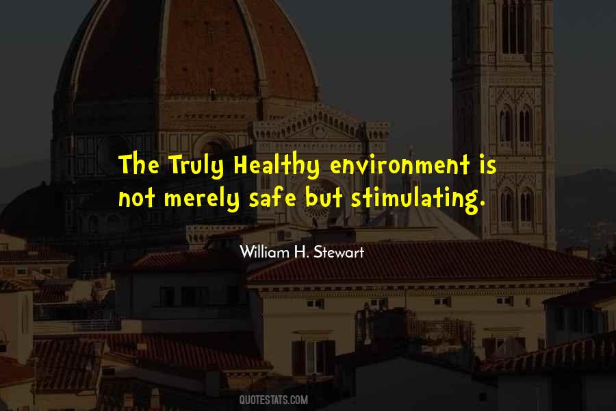 Quotes About Safe Environment #1609807