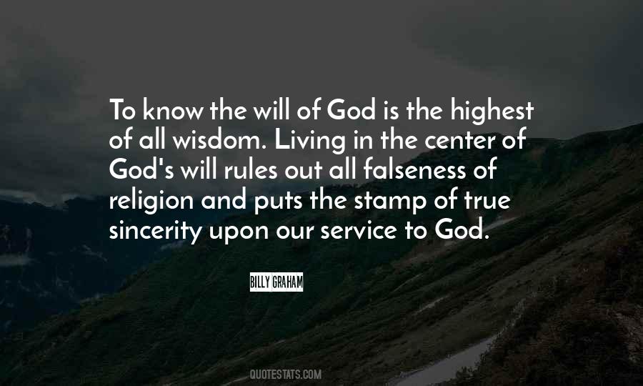 Quotes About True Service To God #1041284