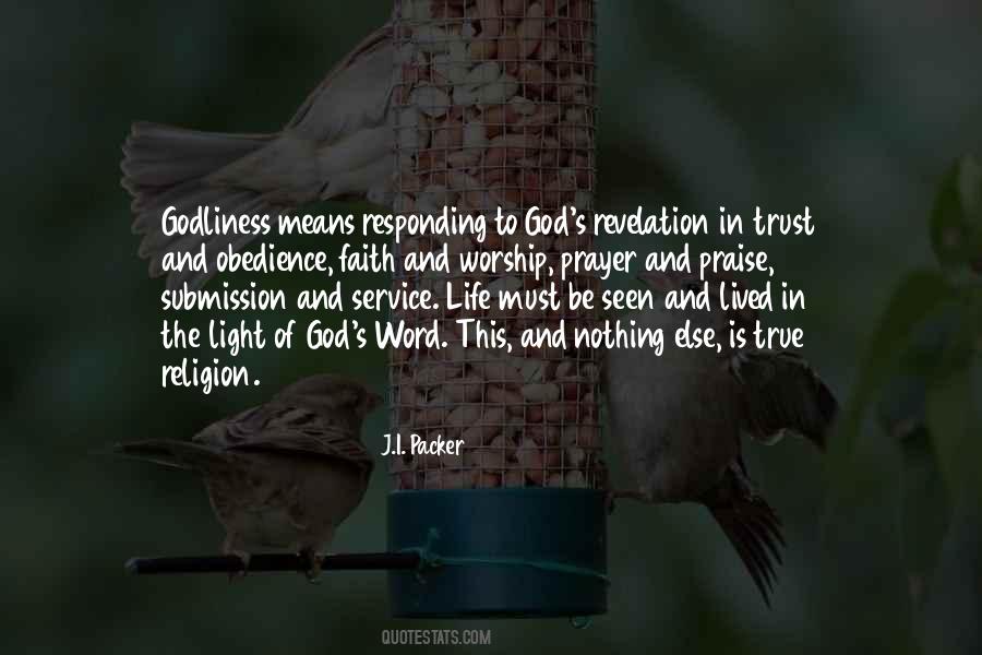 Quotes About True Service To God #866590