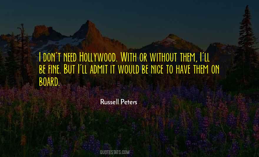 On Hollywood Quotes #133558