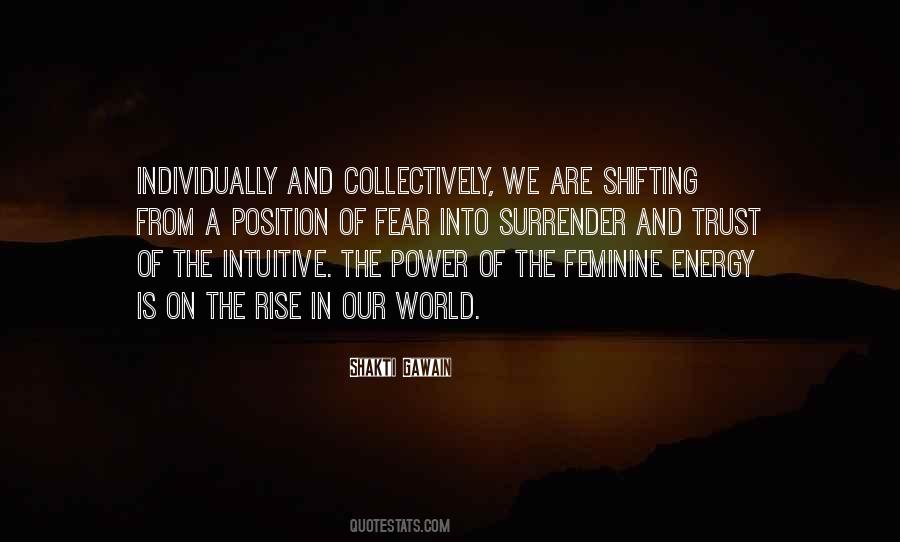 Quotes About Shifting Power #1378691