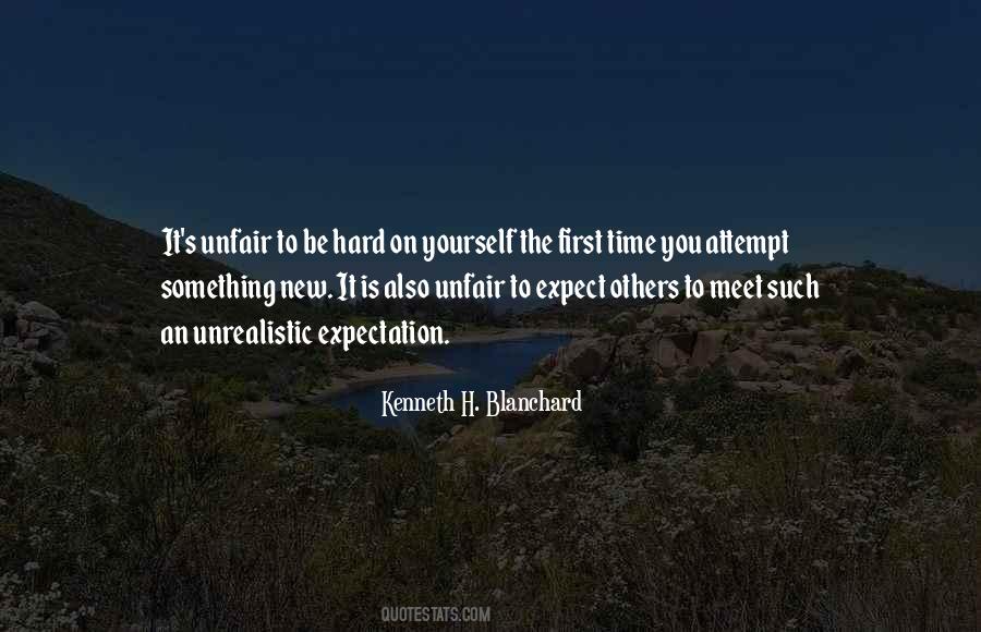 Unrealistic Expectation Quotes #986514