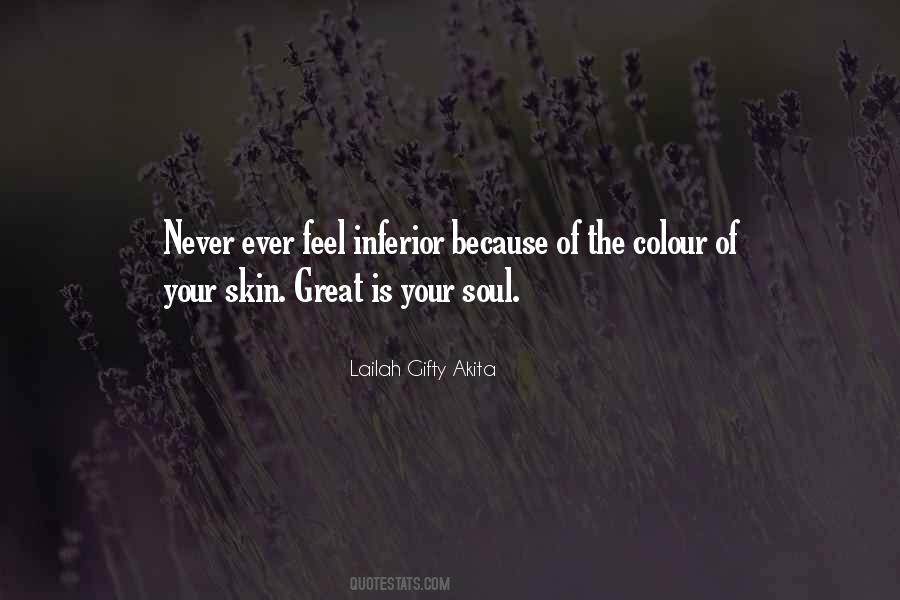 Skin Soul Quotes #1053249