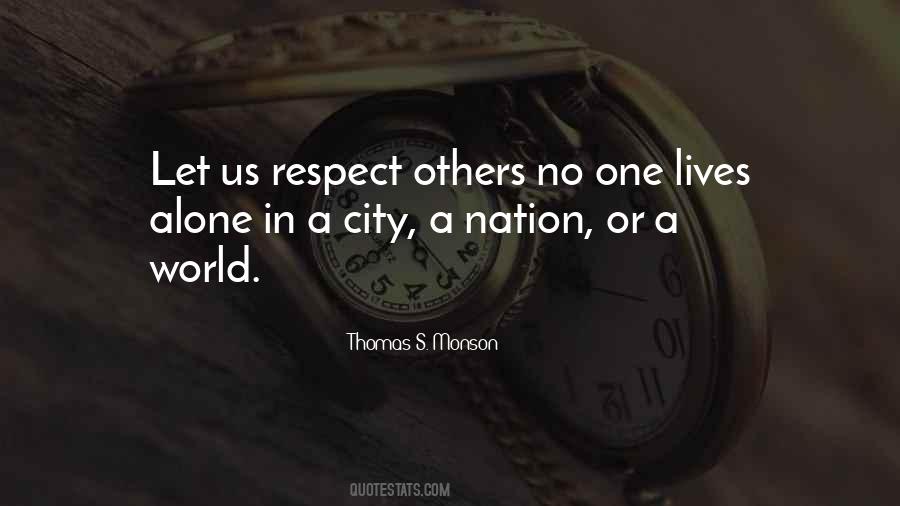 Quotes About Respect Others #1766845