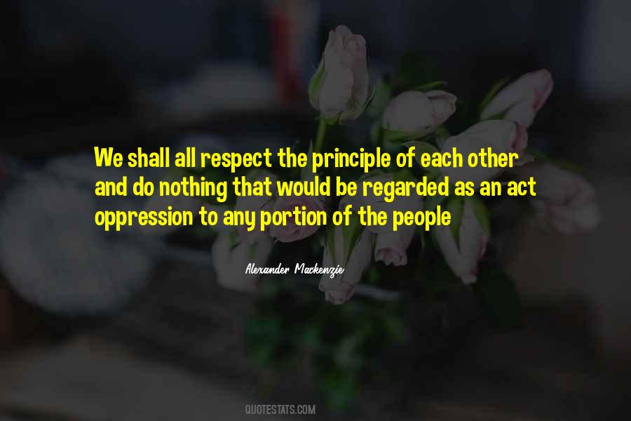 Quotes About Respect Others #2818