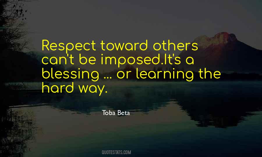 Quotes About Respect Others #3780