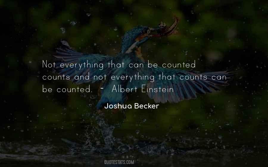 Be Counted Quotes #836427