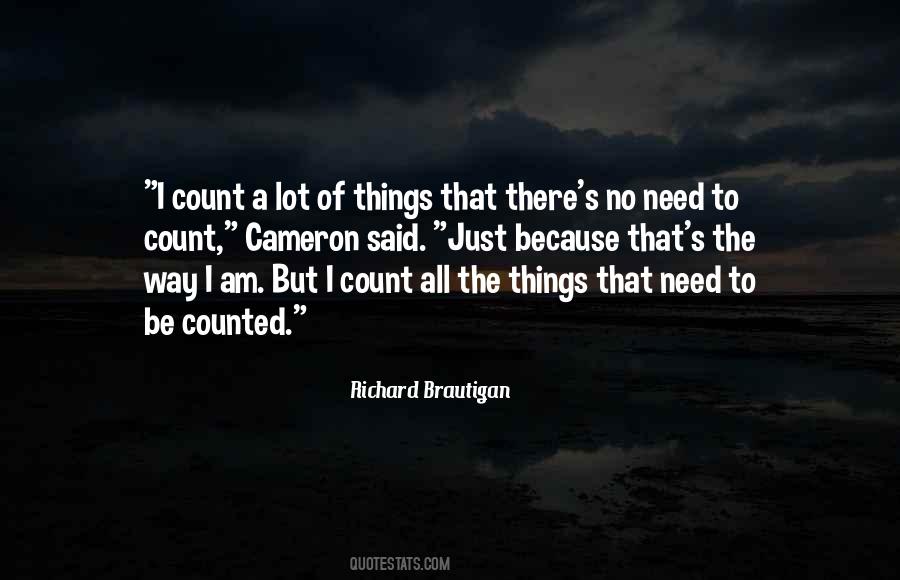 Be Counted Quotes #858935