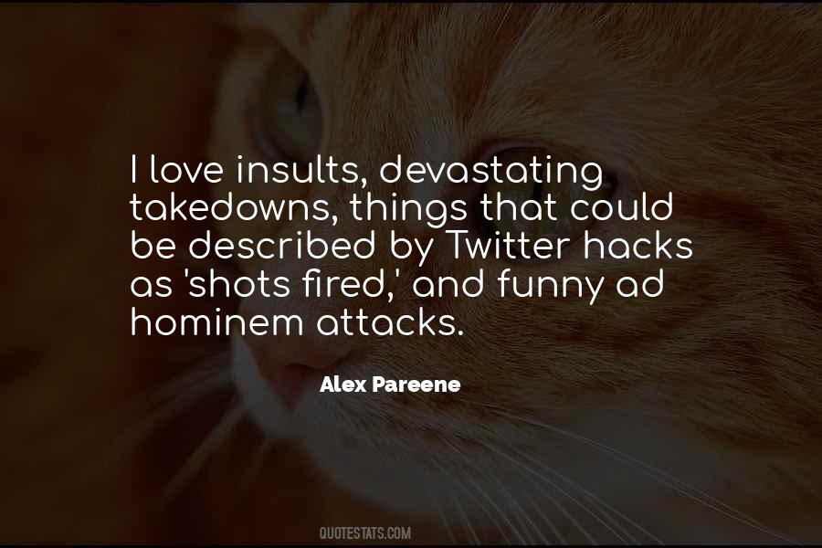 Quotes About Ad Hominem #1014256