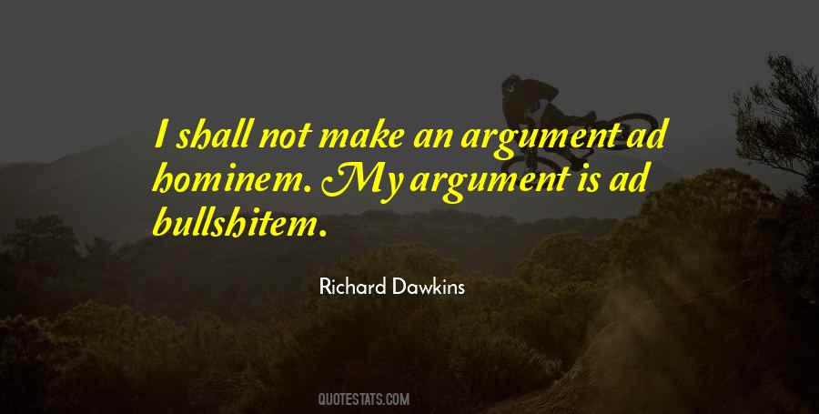 Quotes About Ad Hominem #1046347