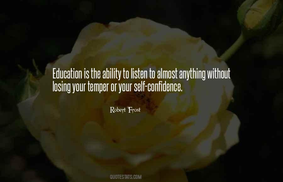 Quotes About Self Education #158673