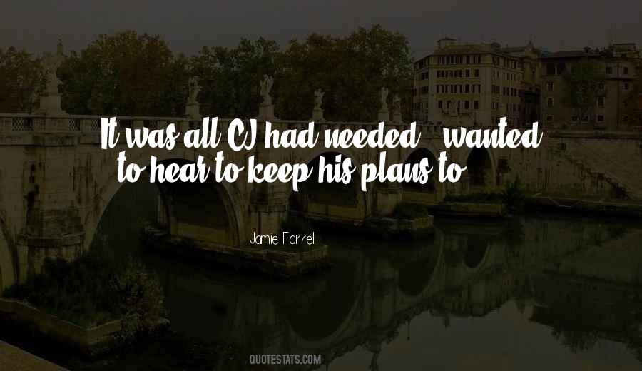 Quotes About Plans #1593865
