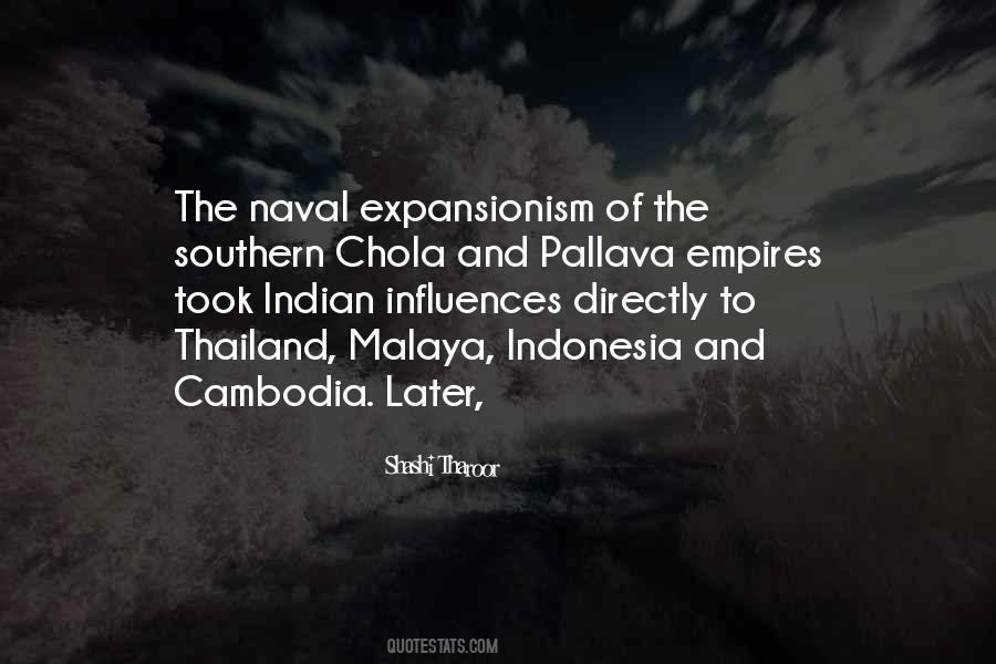 Quotes About Expansionism #319088