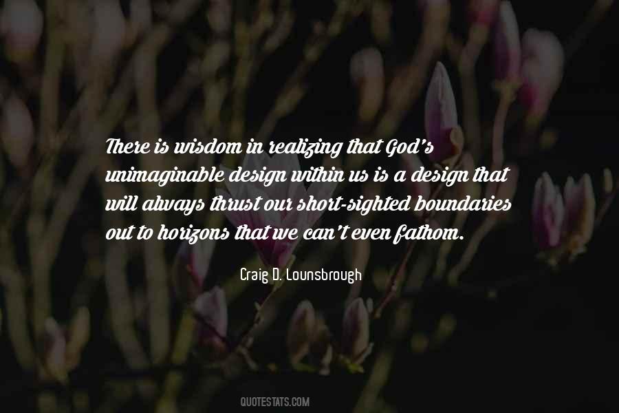 Quotes About God's Wisdom #275530