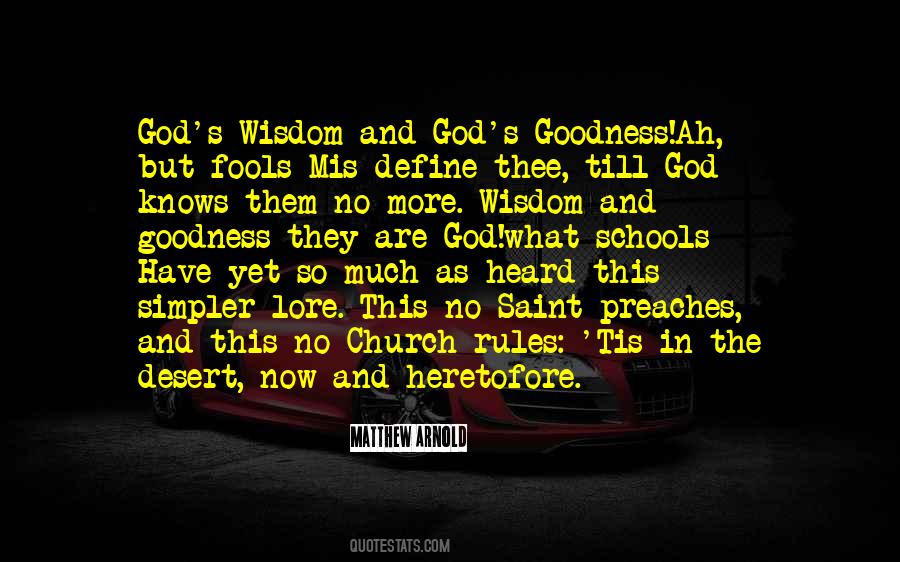 Quotes About God's Wisdom #898335