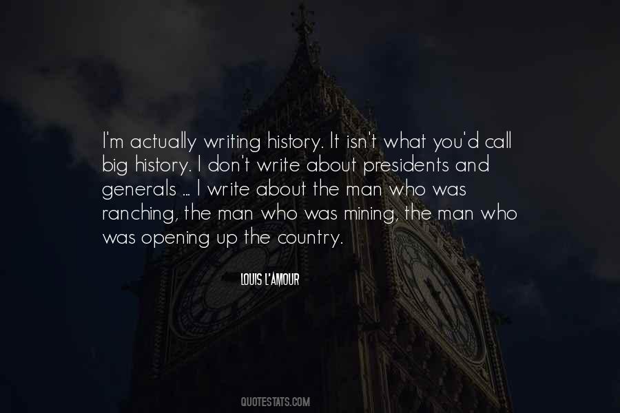 Quotes About Writing History #1159647