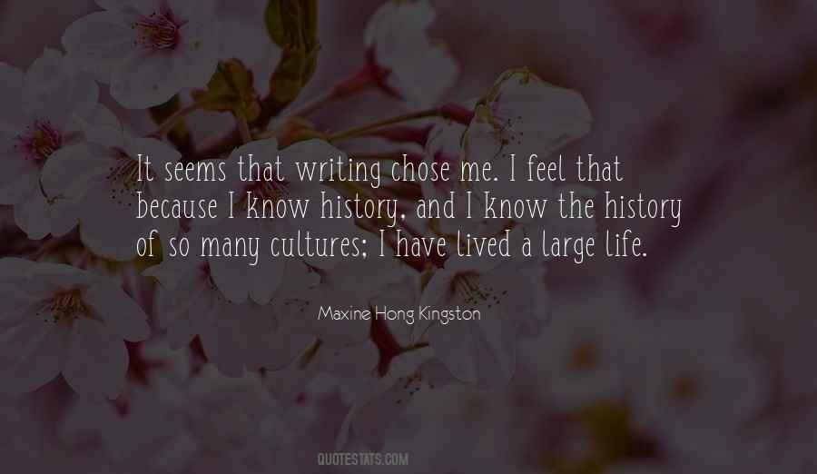 Quotes About Writing History #205019