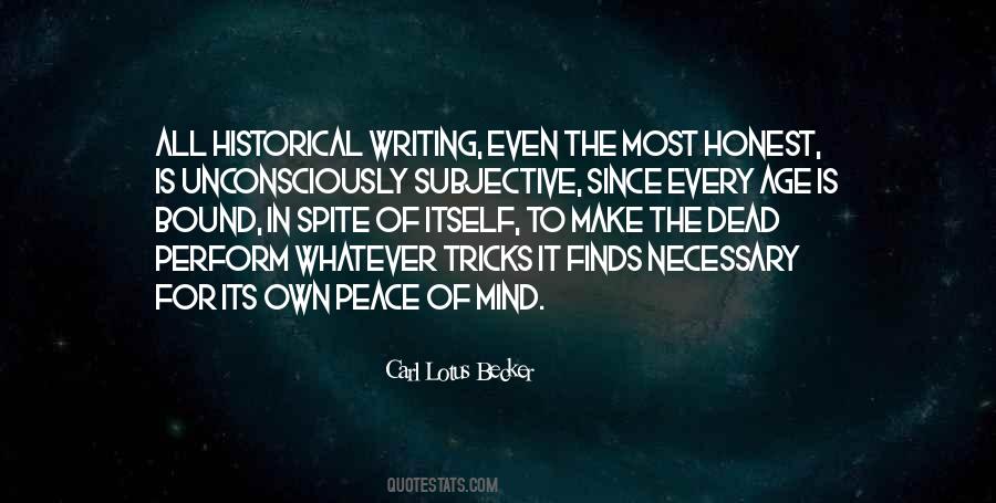 Quotes About Writing History #300827