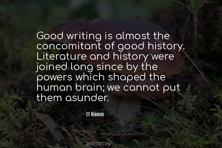 Quotes About Writing History #340113