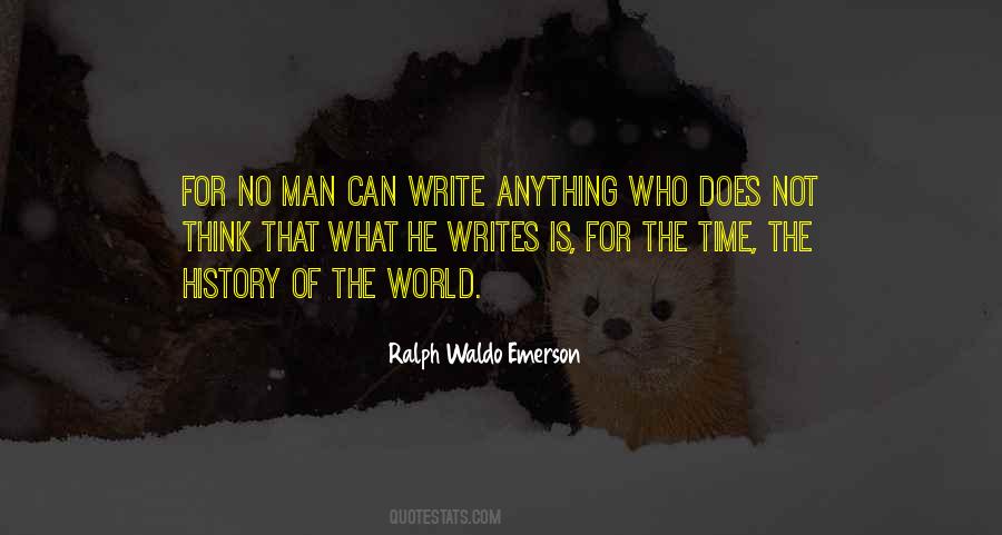 Quotes About Writing History #46780