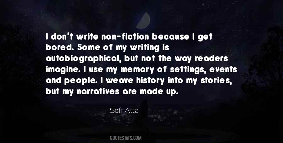 Quotes About Writing History #478955