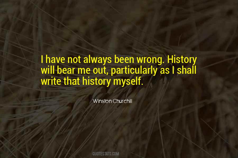 Quotes About Writing History #484662
