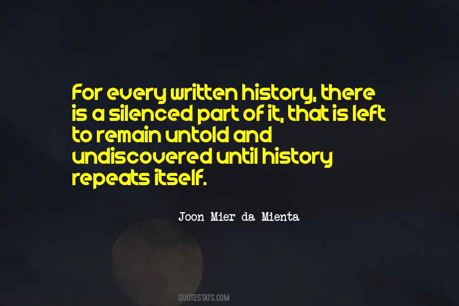 Quotes About Writing History #489516