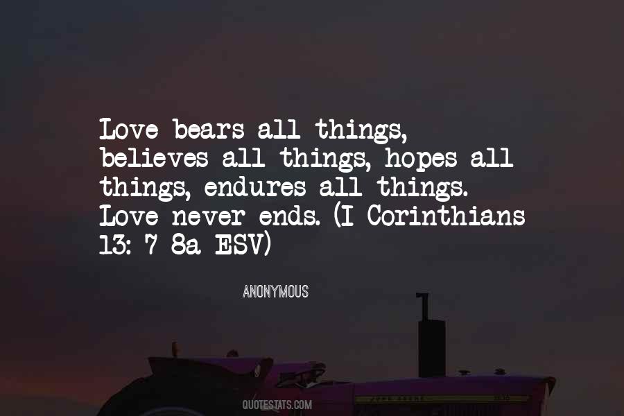 Quotes About 1 Corinthians 13 #1328693