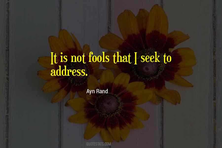 Quotes About Addresses #426900