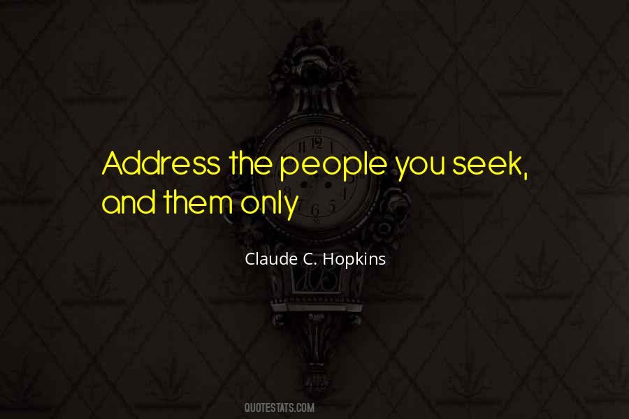 Quotes About Addresses #63688